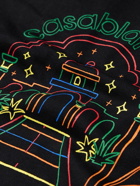 Casablanca - Rainbow Crayon Temple Logo-Print Cotton-Jersey T-Shirt - Multi