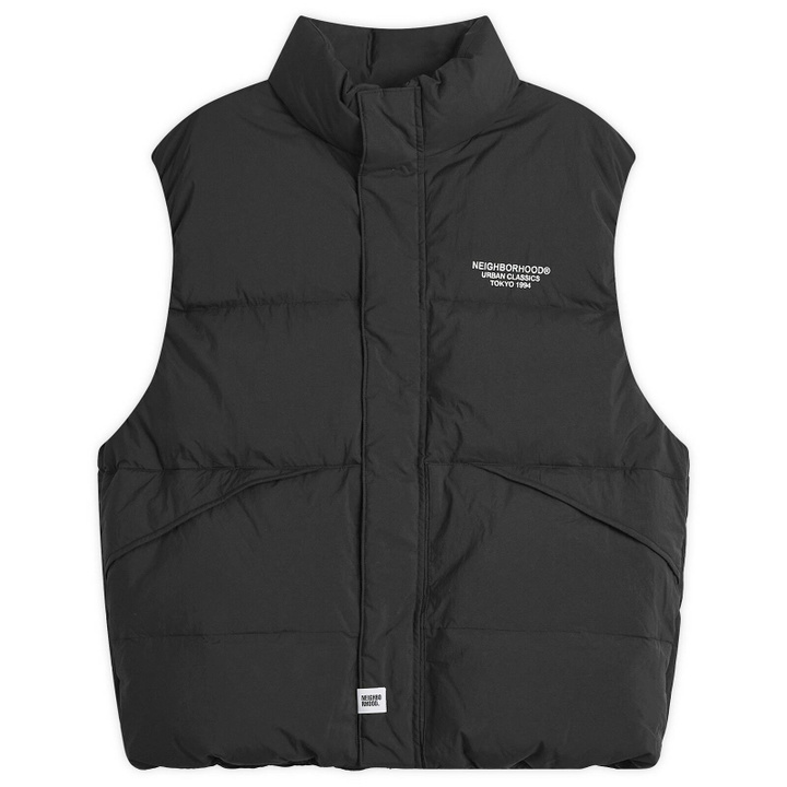 Photo: Neighborhood Men's Classic Down Vest in Black