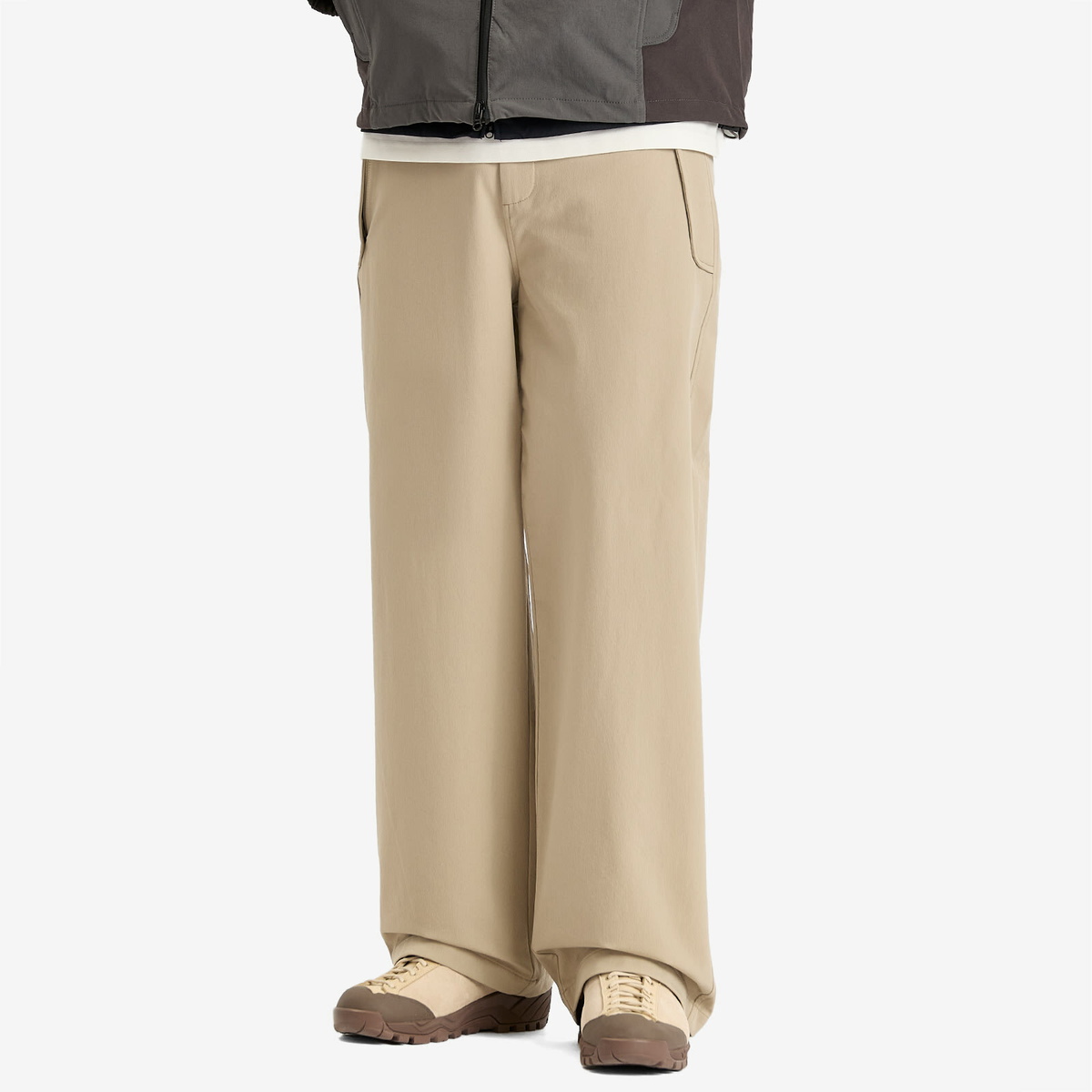 Hiking Patrol Men's Lightweight Soft Shell Trousers in Light Beige