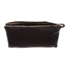Guidi Black Leather Fanny Pack
