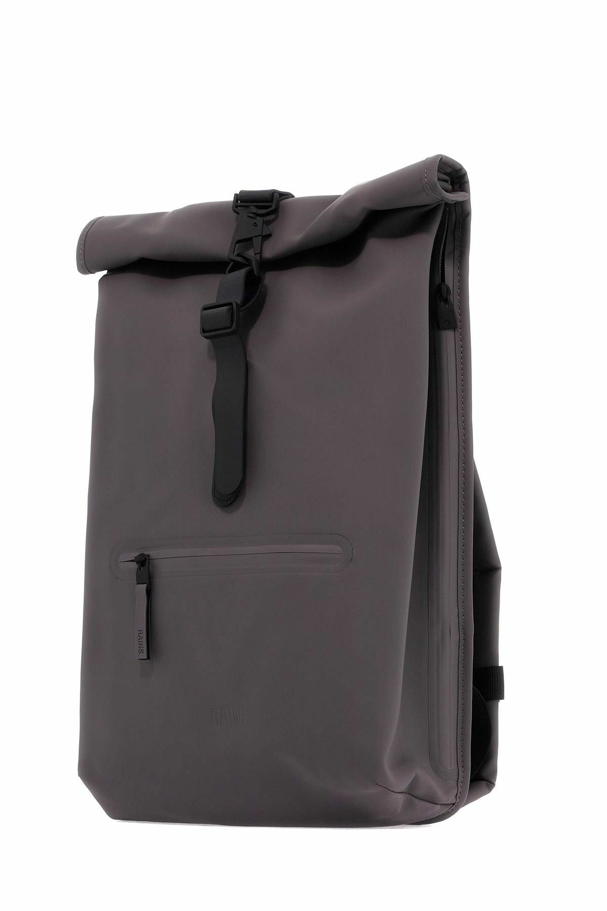 RAINS water-repellent rolltop rucksack Grey