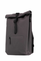 RAINS water-repellent rolltop rucksack Grey