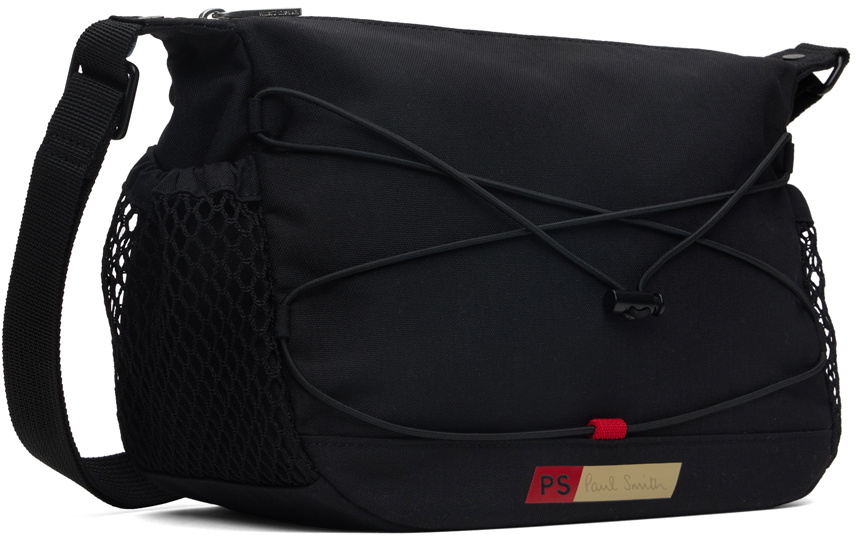 PS by Paul Smith Black Nylon Utilitarian Crossbody Bag