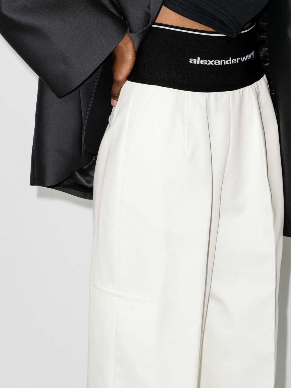 Alexander Wang Logo Waistband Trousers
