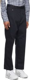 Junya Watanabe Navy Double Knee Work Trousers