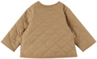 Burberry Baby Reversible Beige Quilted Jacket