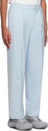 Bonsai Blue Loose-Fit Trousers