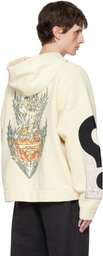 Who Decides War Off-White Engulfed Memories Zip Up Hoodie