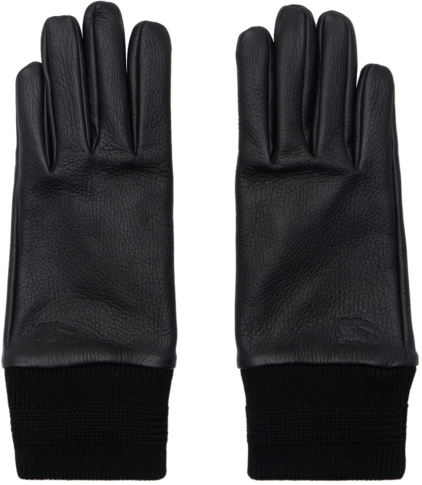 手袋 Burberry FW23 Khaki cashmere blend gloves (8078828 B7311) Burberry Gloves Green Mens Burberry