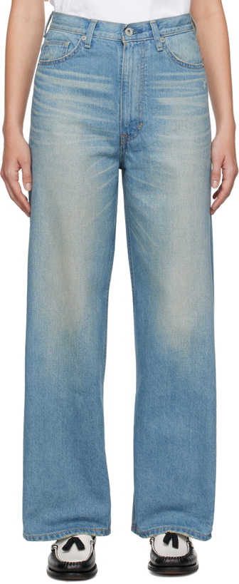 Photo: BAPE Blue Stone Washed Denim Jeans