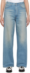 BAPE Blue Stone Washed Denim Jeans