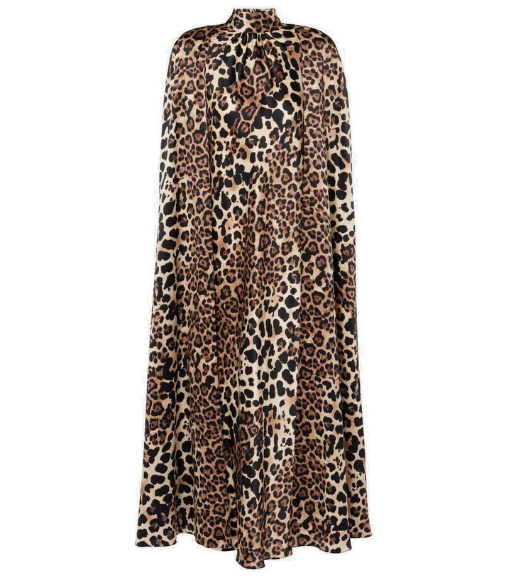 Photo: Rodarte Leopard-print caped silk charmeuse gown