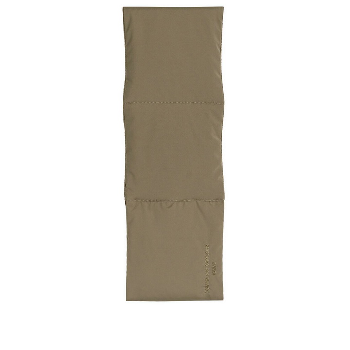 Photo: Comme des Garçons Homme Men's Logo Muffler Scarf in Khaki 