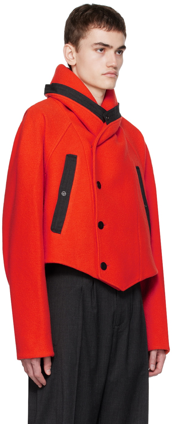 Kiko Kostadinov Orange Remus Jacket Kiko Kostadinov