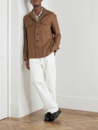 PIACENZA 1733 - Cashmere and Silk-Blend Overshirt - Brown