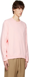 Camiel Fortgens Pink Raw Collar Sweater