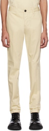 AMI Alexandre Mattiussi Off-White Straight-Fit Trousers