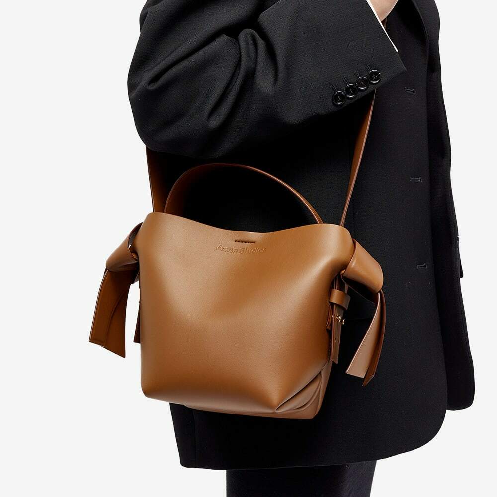 新品未使用【Acne Studios】MUSUBIミニショルダーバッグ ブラウン Acne Studios - Musubi mini shoulder bag - Dark brown