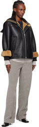 OUR LEGACY Black Blizzard Leather Jacket