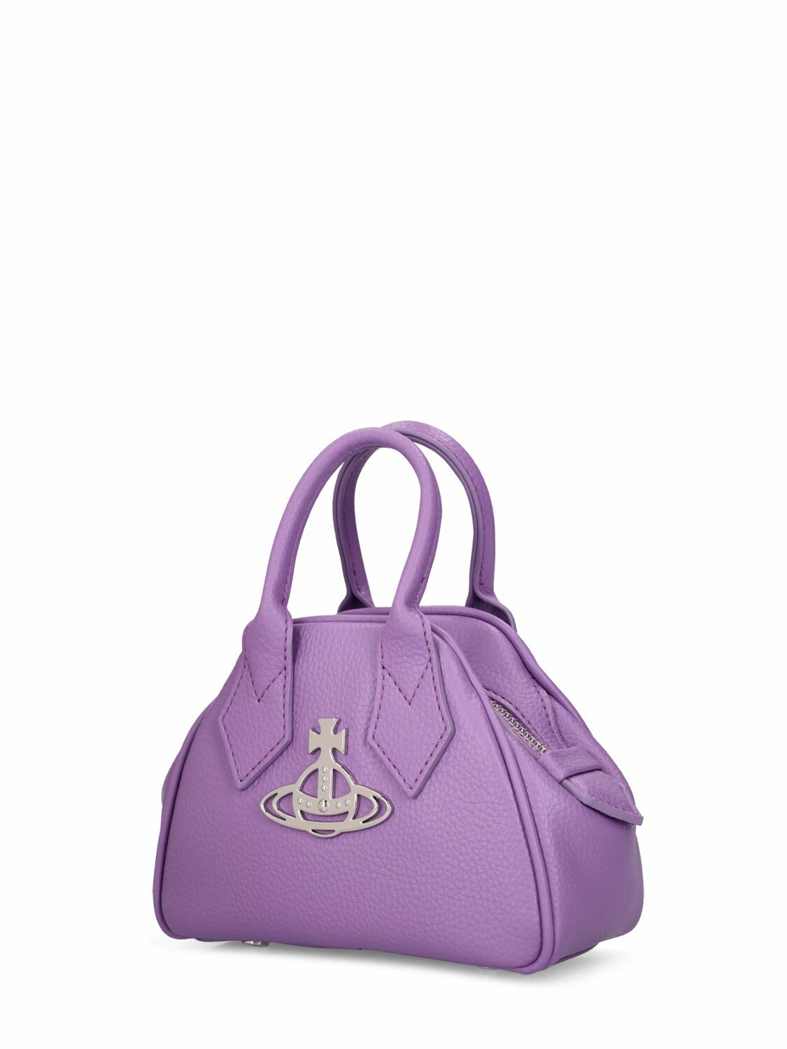 VIVIENNE WESTWOOD - Mini Yasmine Grained Re-vegan Bag Vivienne