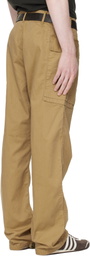 RRL Tan Herringbone Twill Cargo Pants
