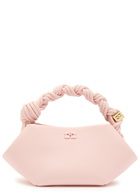Ganni Bou Mini Grained Leather top Handle bag - Pink - One Size
