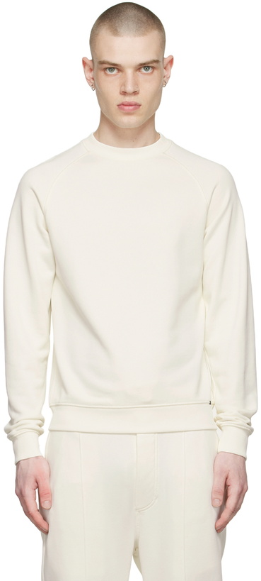 Photo: TOM FORD Off-White Nylon Sweatshirt