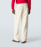Auralee Silk denim wide-leg pants