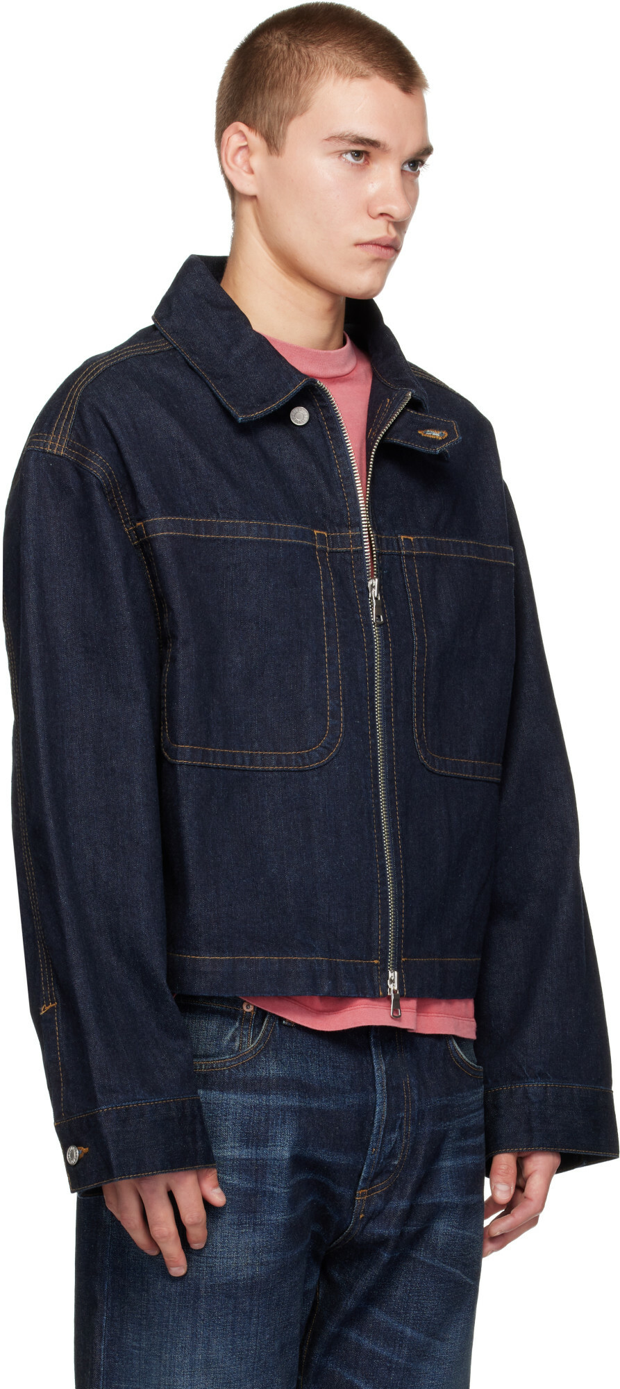 AGOLDE Navy Croydon Jacket