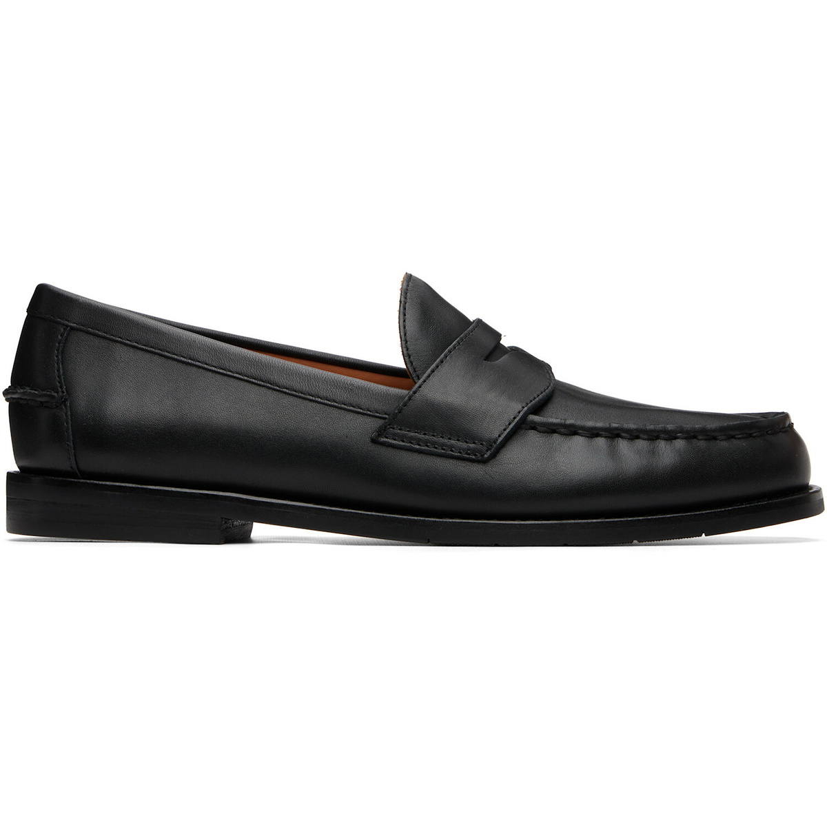 Polo Ralph Lauren Black Alston Leather Penny Loafers