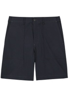PS Paul Smith Cotton-blend Poplin Shorts Navy