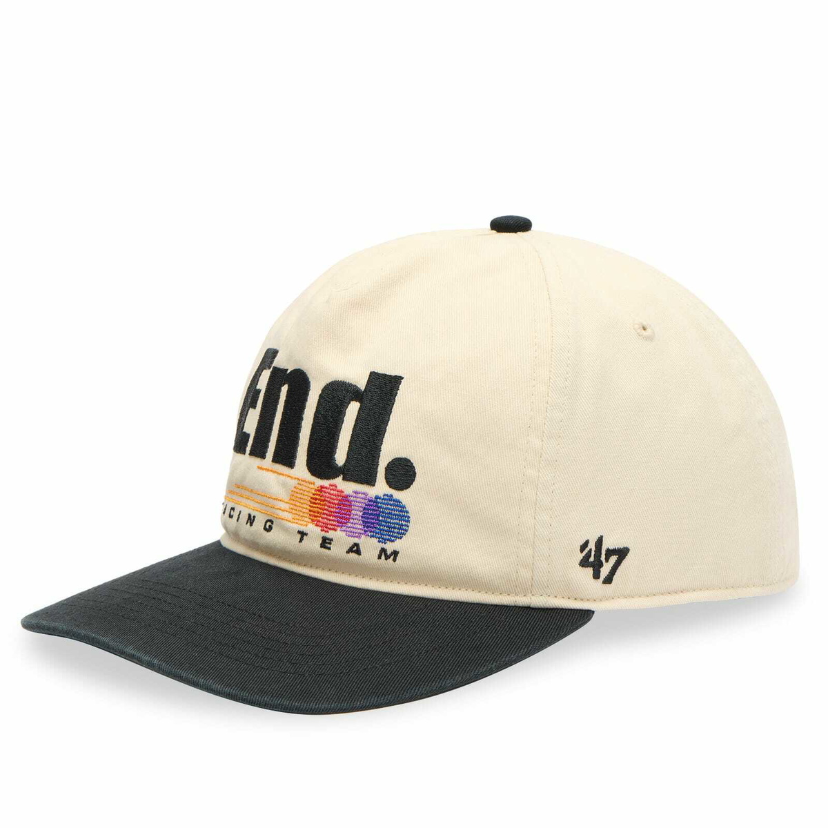 END. Racing Team Hitch Cap in Ecru/Black 