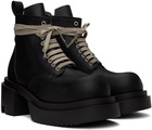 Rick Owens Black Low Army Bogun Boots