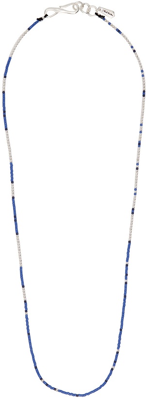 Photo: Paul Smith Blue & Silver Beaded Necklace