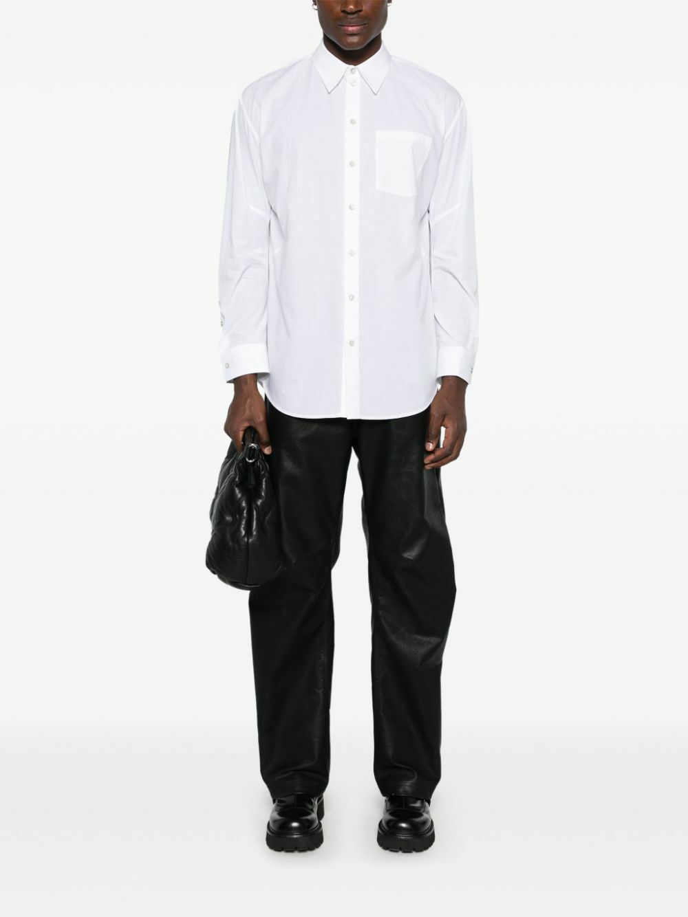 Helmut Lang White Cotton Shirt