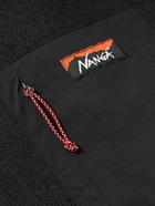 NANGA - Nylon-Trimmed Polartec® Fleece Zip-Up Sweatshirt - Black