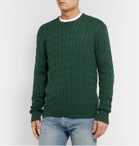 Polo Ralph Lauren - Cable-Knit Cotton Sweater - Green