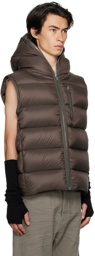 Rick Owens Gray Sealed Down Vest