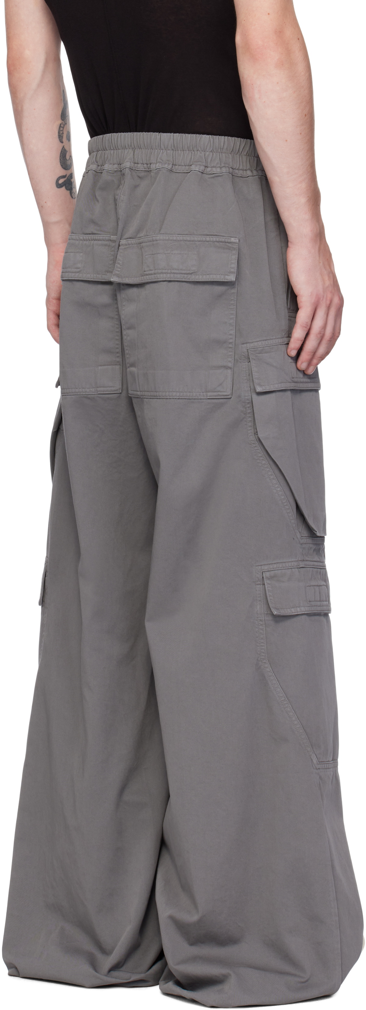 RICK OWENS DRKSHDW Porterville Jumbo Belas Black Double