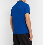 Moncler - Slim-Fit Cotton-Piqué Polo Shirt - Blue