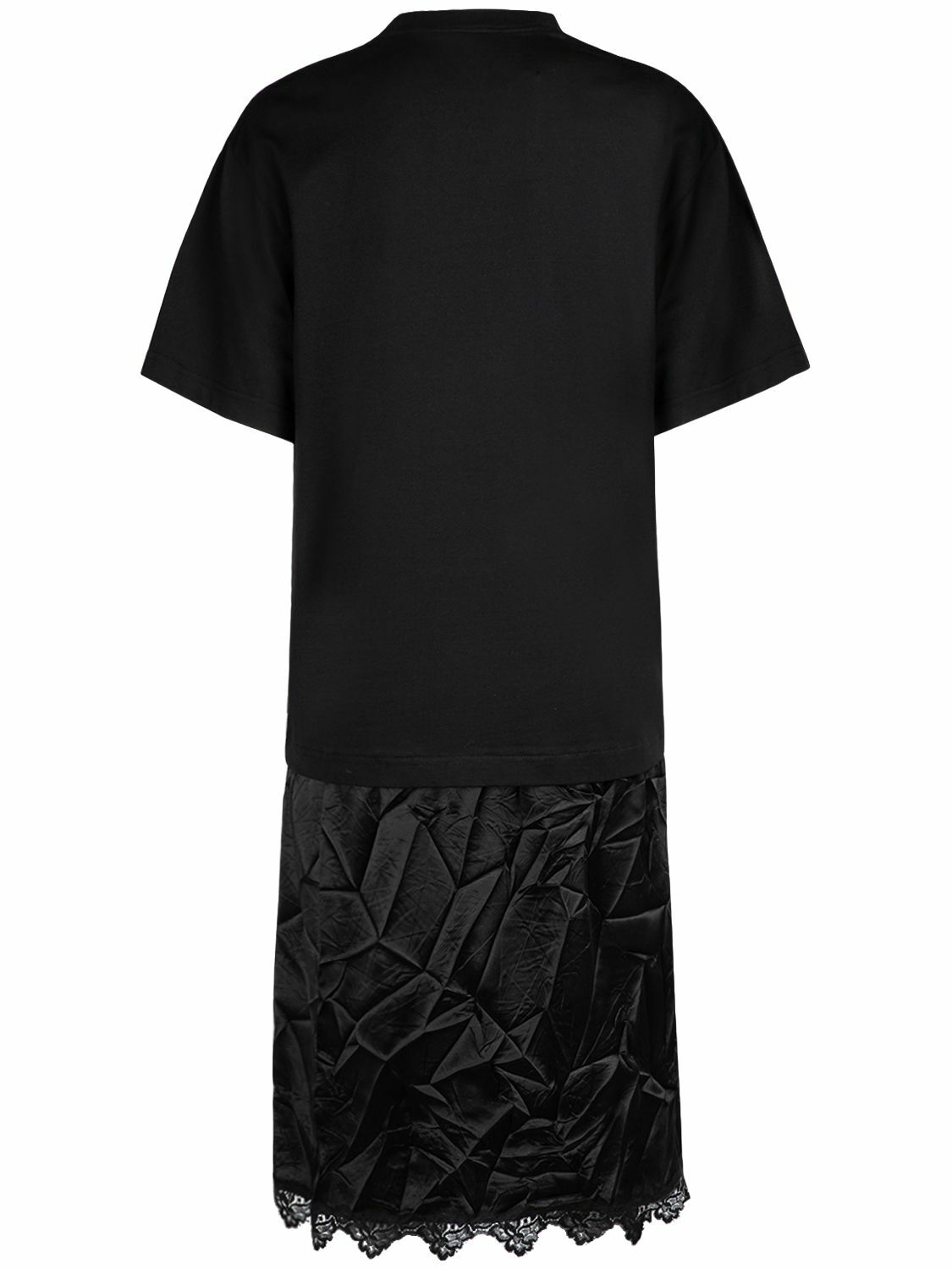 BALENCIAGA - Vintage Jersey Mini T-shirt Slip Dress Balenciaga