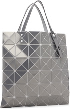 BAO BAO ISSEY MIYAKE Silver Lucent Metallic Tote