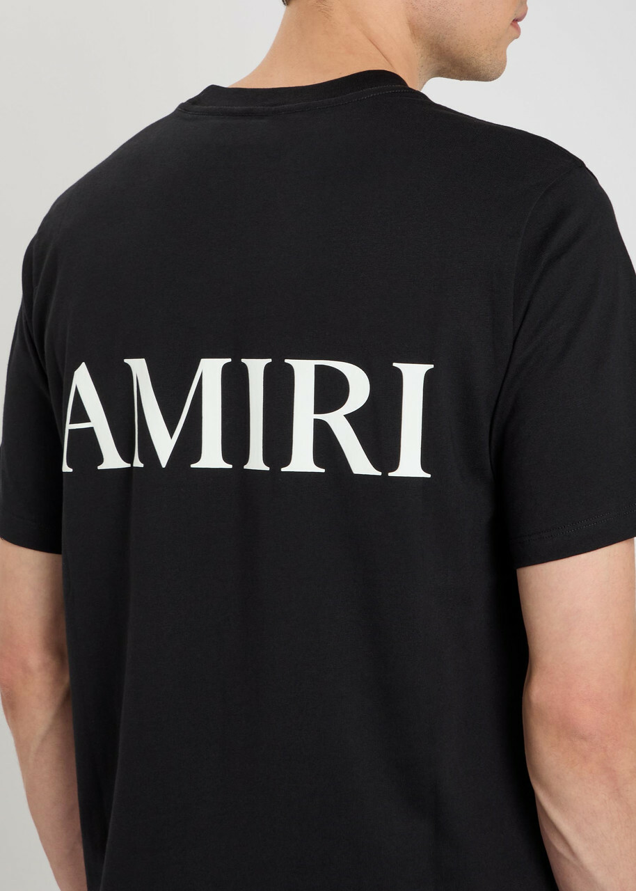 Amiri Core Logo-print Cotton T-shirt Black