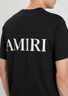Amiri Core Logo-print Cotton T-shirt Black