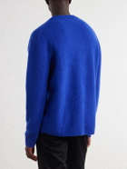 Mr P. - Brushed-Cashmere Sweater - Blue