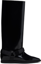 sacai Black Belted Tall Boots