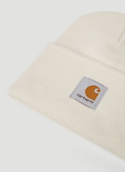 Carhartt WIP - Logo Patch Beanie Hat in Natural