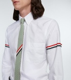 Thom Browne Striped wool knit tie