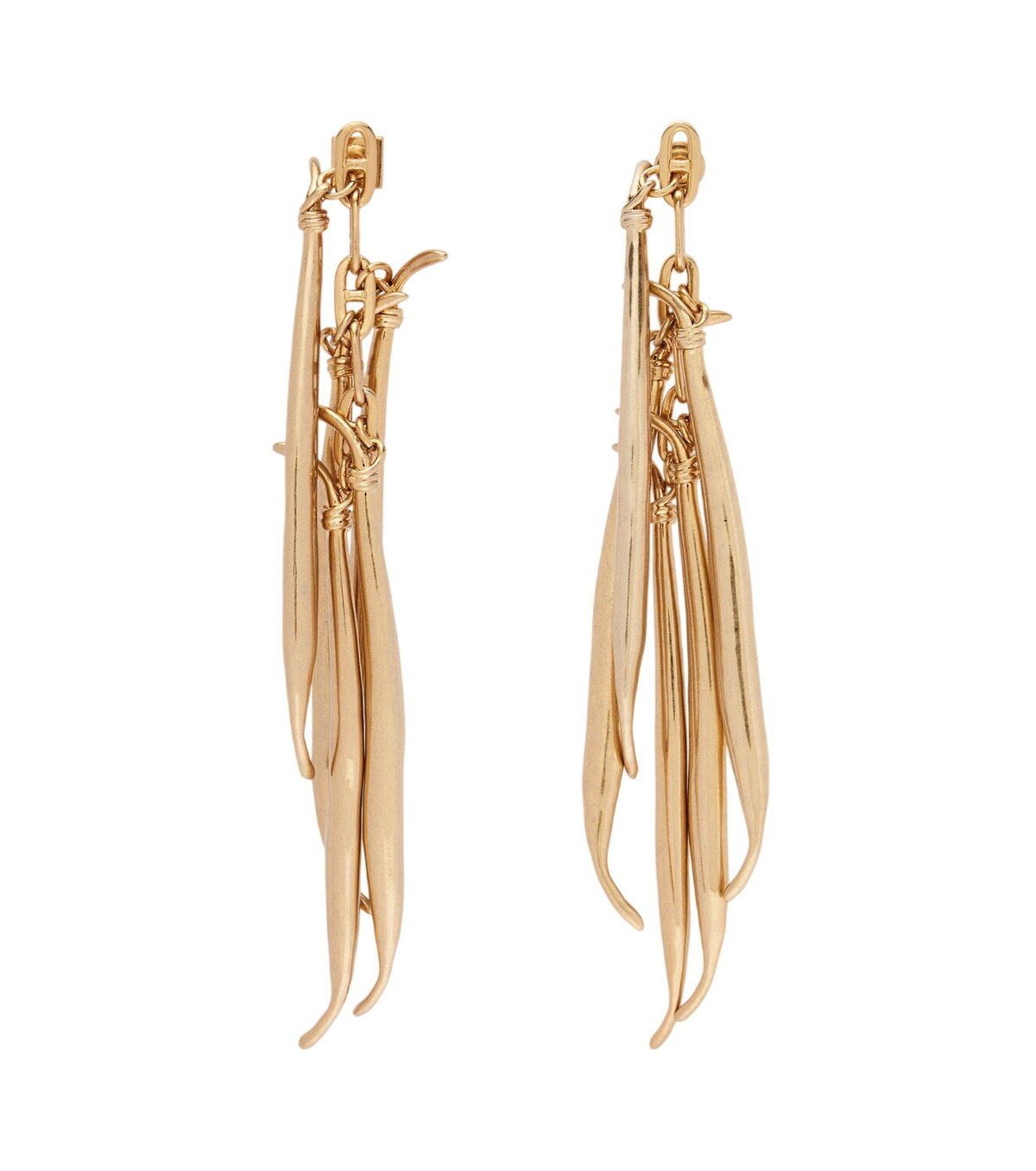 Jacquemus Gold Le Raphia 'La Grande Pince' Hair Clip Jacquemus