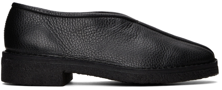 Lemaire Black Piped Loafers Lemaire